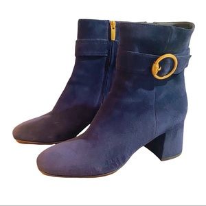 Gianvito Rossi Suede Bootie Boots